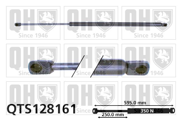 QUINTON HAZELL dujinė spyruoklė, bagažinė QTS128161